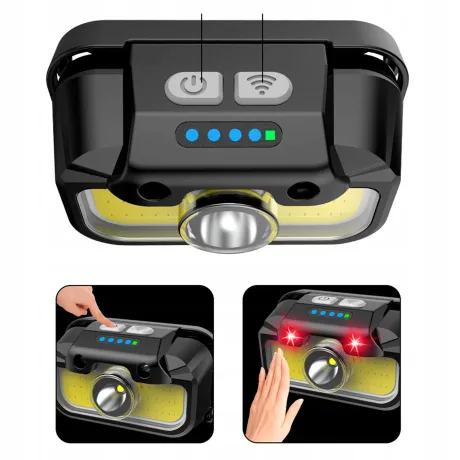 Latarka czołowa LED na głowę czołówka akumulator HL02