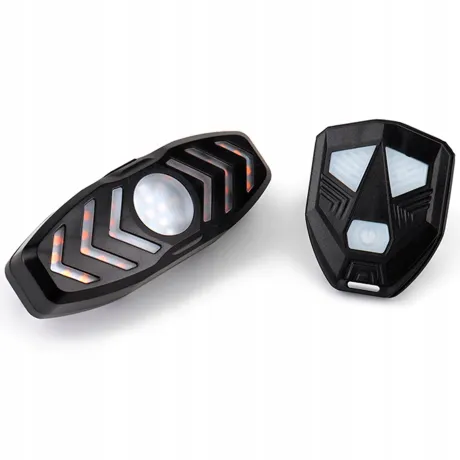 Lampka rowerowa LED tylna kierunkowskaz sygnalizator USB pilot BL08