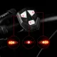 Lampka rowerowa LED tylna kierunkowskaz sygnalizator USB pilot BL08