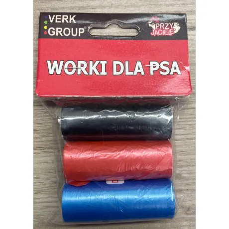 Woreczki na psie odchody 45 sztuk 19086