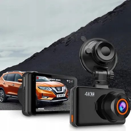 Rejestrator kamera samochodowa przednia + tylna WIFI 4K N5