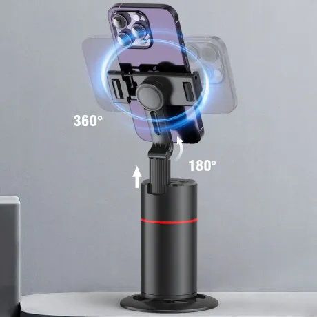 Automatyczny uchwyt na telefon obrotowy 360 czujnik ruchu statyw P02