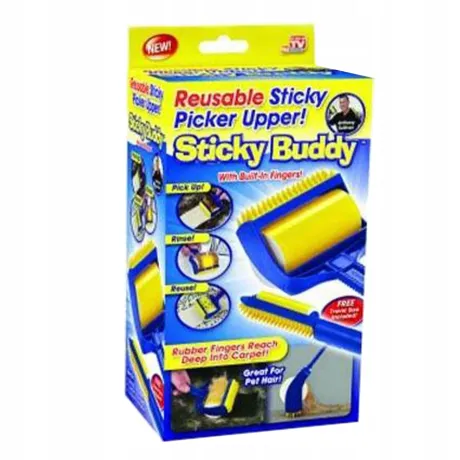 Wałek rolka do czyszczenia ubrań żelowa składana 15136