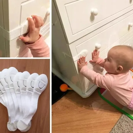 Zabezpieczenia szafek blokada szuflad przed dziećmi 01604