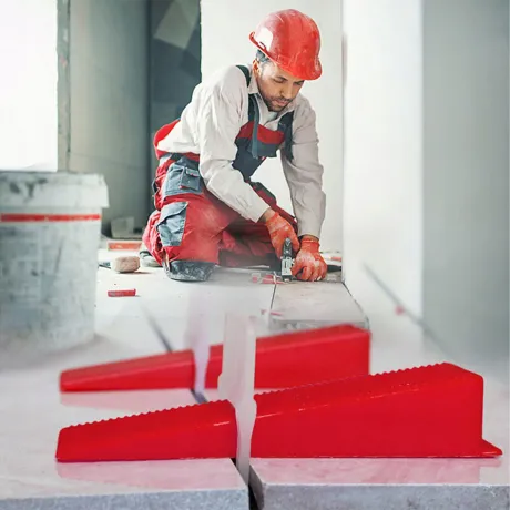 System poziomowania płytek zestaw 100 sztuk 01683