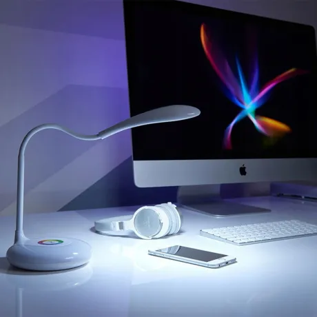 Lampka na biurko lampa LED RGB biurkowa 256 kolorów 01726
