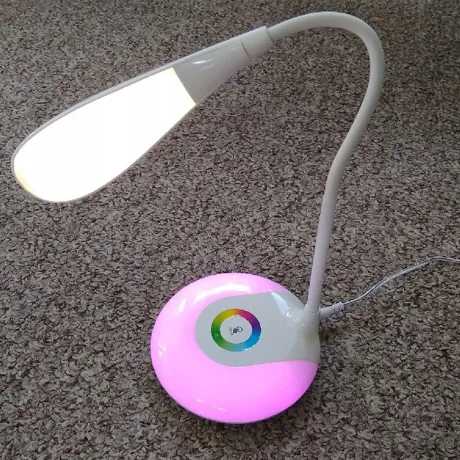 Lampka na biurko lampa LED RGB biurkowa 256 kolorów 01726