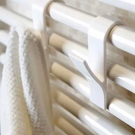 Wieszak na grzejnik łazienkowy haczykI na ręcznik 2 sztuki 01756_B