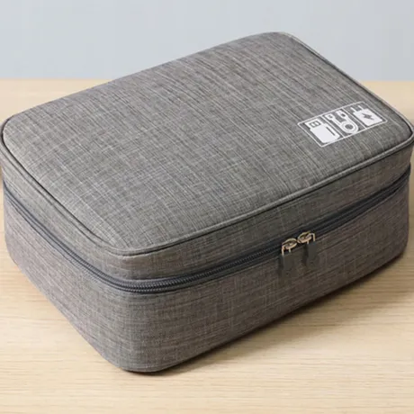 Organizer na kable torba z przegródkami na rzepy 01898