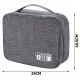 Organizer na kable torba z przegródkami na rzepy 01898