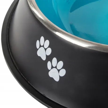 Miska dla psa stalowa nierdzewna antypoślizgowa 400ml 19395