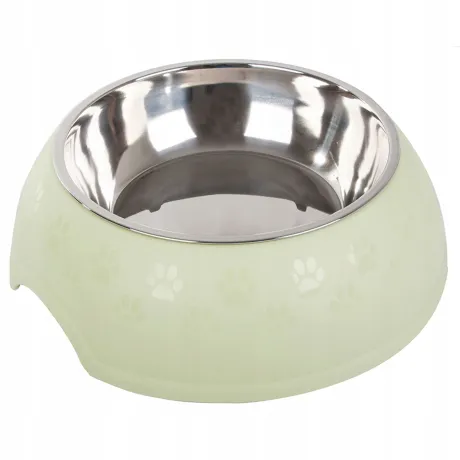 Miska dla psa kota na karmę wodę metalowa 1200ml 19400