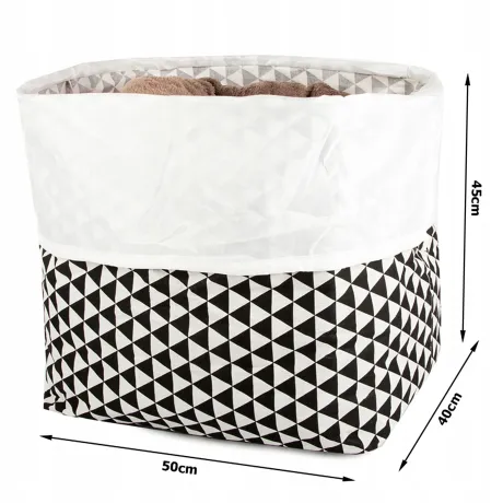 Kosz na pranie zabawki składany duży na brudną bieliznę 01941_T