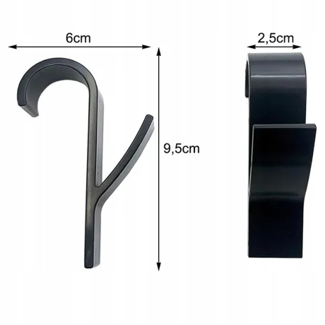 Wieszak na grzejnik łazienkowy haczyk na ręcznik 2 sztuki 01756_CZ