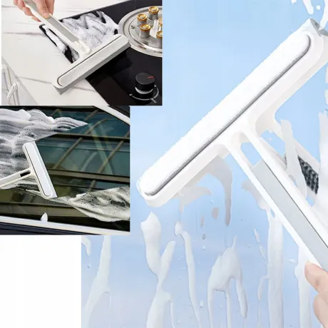 Myjka do okien ściągaczka do wody szyb kabiny prysznicowej + szczoteczka 27016