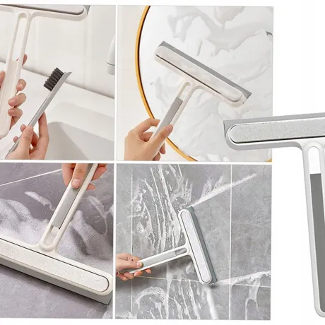 Myjka do okien ściągaczka do wody szyb kabiny prysznicowej + szczoteczka 27016