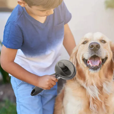 Szczotka dla psa kota do usuwania sierści trymer 19449