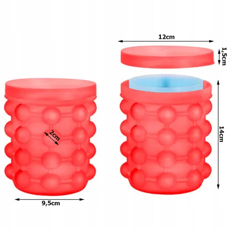 Wiaderko do lodu silikonowe 07217