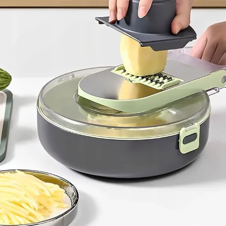 Krajalnica do warzyw szatkownica tarka pojemnik 9w1 07235