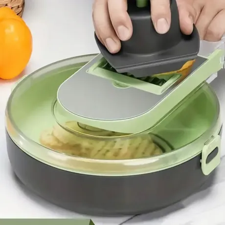 Krajalnica do warzyw szatkownica tarka pojemnik 9w1 07235