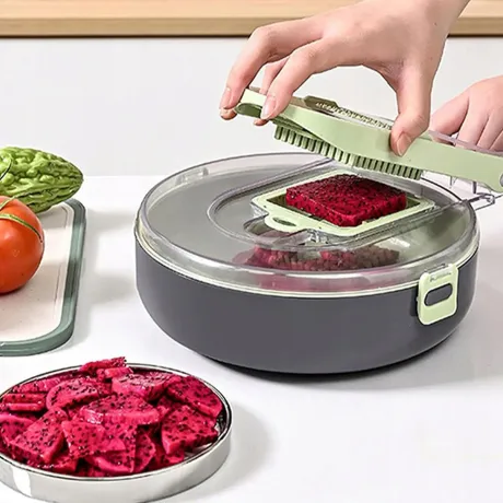 Krajalnica do warzyw szatkownica tarka pojemnik 9w1 07235
