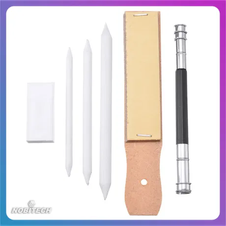 Zestaw do rysowania szkicowania 145 elementów profesjonalny kredki ołówki DS01