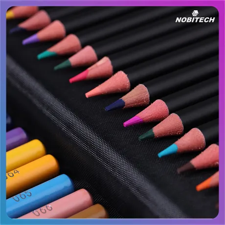 Zestaw do rysowania szkicowania 145 elementów profesjonalny kredki ołówki DS01