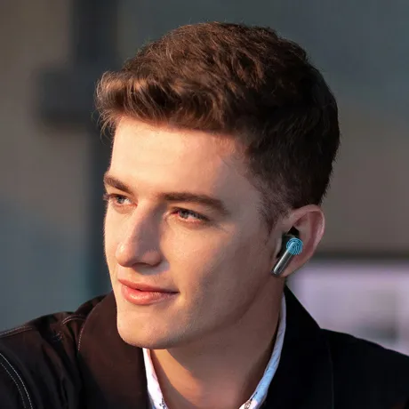 Słuchawki bezprzewodowe douszne czarne TWS A40PRO-CZ