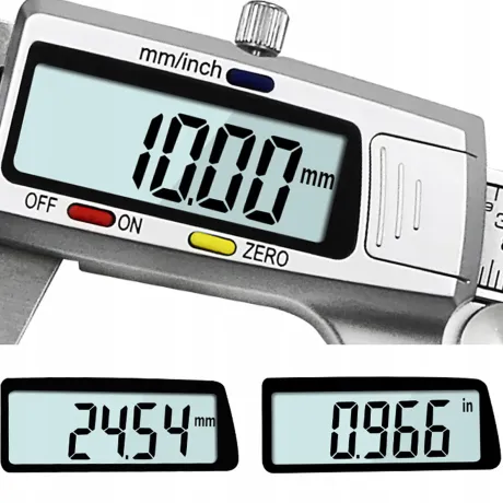 Suwmiarka elektroniczna cyfrowa ze stali nierdzewnej 150 mm DSC01