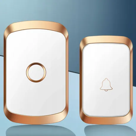 Dzwonek bezprzewodowy do drzwi furtki wodoodporny DB01-B biały