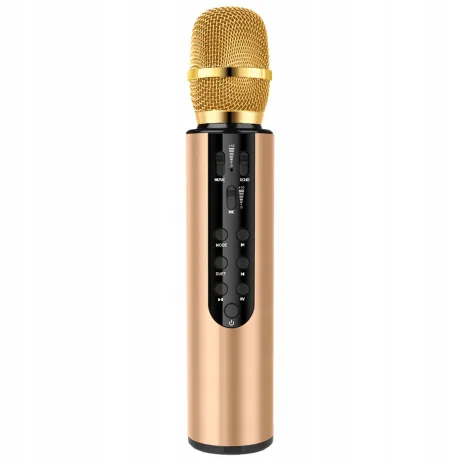 Mikrofon karaoke Bluetooth M6-Z złoty