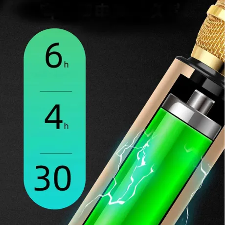 Mikrofon karaoke Bluetooth M6-Z złoty