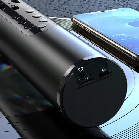 Mikrofon karaoke Bluetooth M6-Z złoty