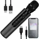 Mikrofon karaoke Bluetooth M6-CZ czarny