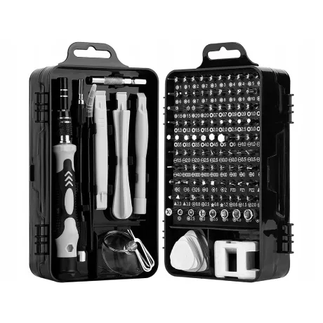 Zestaw kluczy narzędzi śrubokrętów 115 elementów 11276