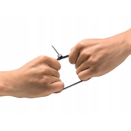 Trytytki opaski zaciskowe kablowe trytki czarne 11300