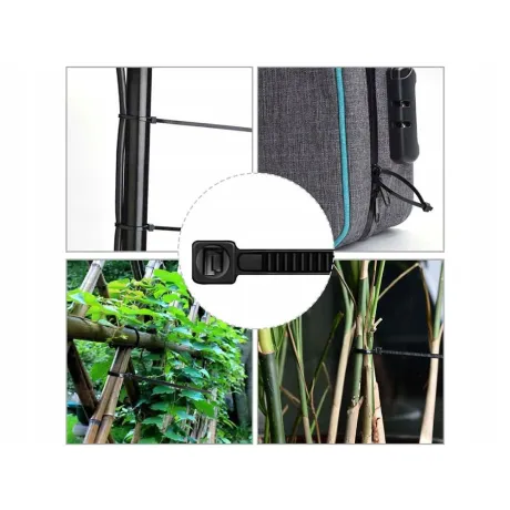 Trytytki opaski zaciskowe kablowe trytki czarne 11300