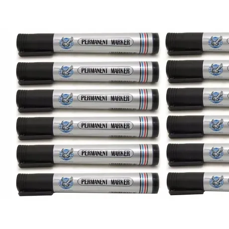 Marker permanentny pisak wodoodporny czarny 24388