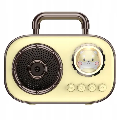 Mikrofon dla dzieci zestaw karaoke dwa mikrofony P3-Y żółty