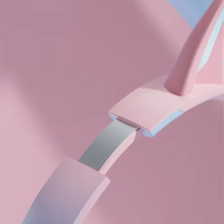 Słuchawki bezprzewodowe dla dzieci kocie uszy fioletowe BH100-KIDS-F