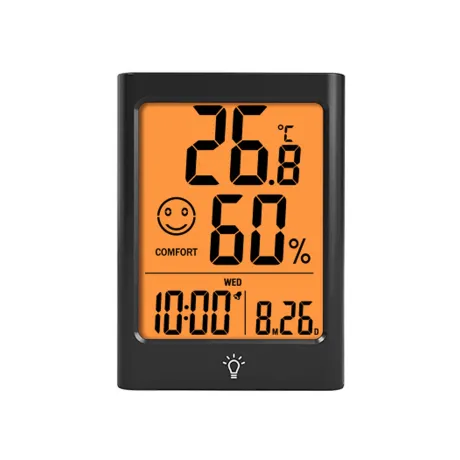 Termometr elektroniczny stacja pogody czarny WS02-CZ