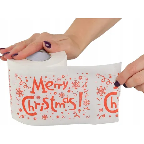 Świąteczny papier toaletowy śmieszny 26007