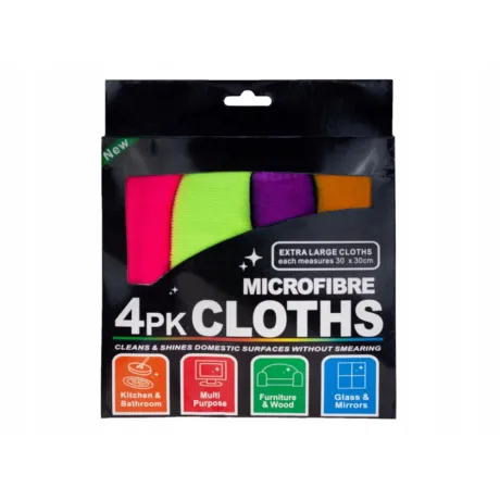 Zestaw ściereczki z mikrofibry 4 sztuki 27114
