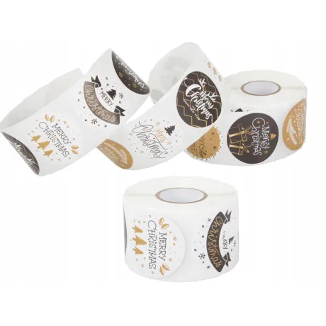 Naklejki ozdobne świąteczne na prezenty 26180