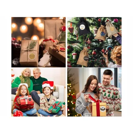 Naklejki ozdobne świąteczne na prezenty 26180