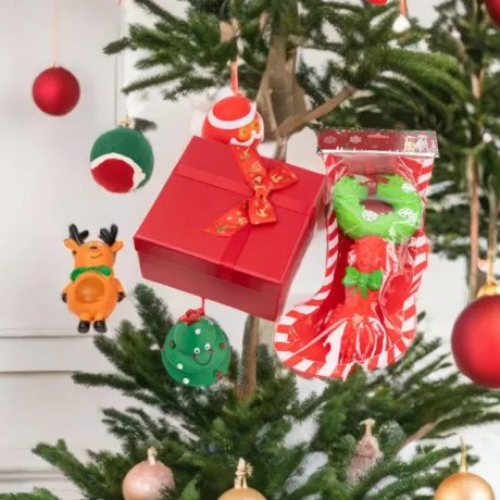 Świąteczny zestaw zabawek dla psa 26218