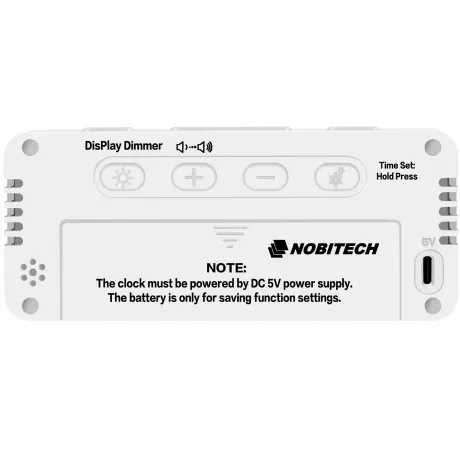 Budzik zegar elektroniczny LED DC08-B