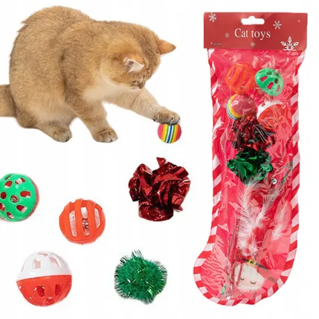 Świąteczny zestaw zabawek dla kota 26219