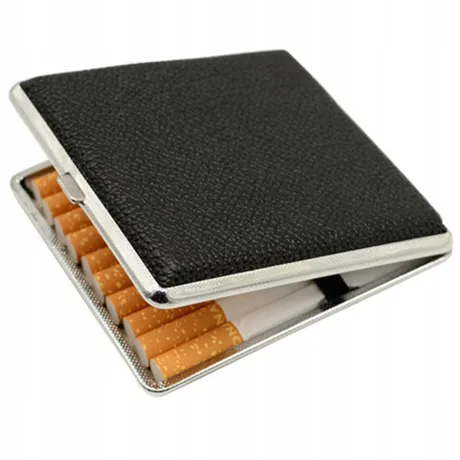 Papierośnica organizer na papierosy 20 papierosów czarna 01746