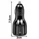 Ładowarka samochodowa do gniazd zapalniczki 2 x USB szybka QC 3.0 mocna 10101